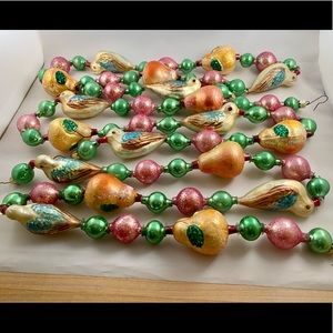 SET OF 3 Radko PARTRIDGE PEAR Tree Garlands 1994 * 9 Feet total